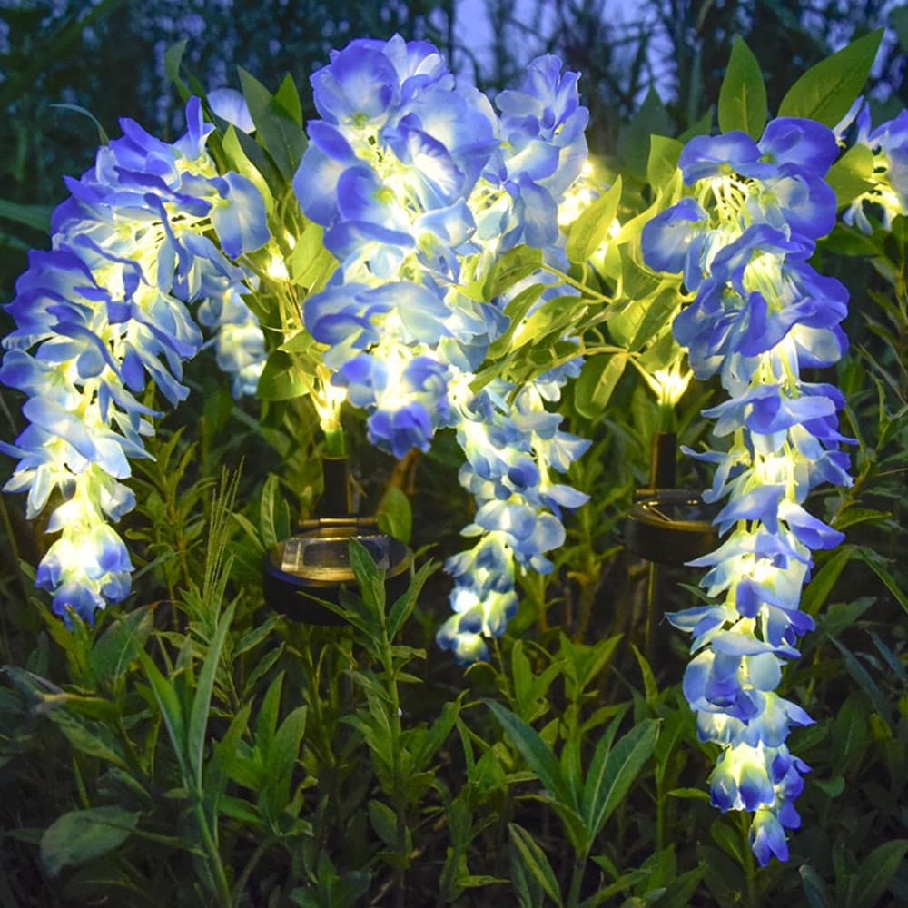 Luz de estaca de flor de glicina solar - image 2