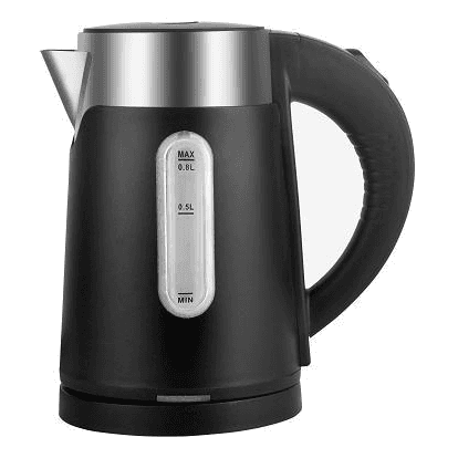 MY-0808 0.8L Electric Kettle (with Water Window, Black/White Assorted) (1/1)