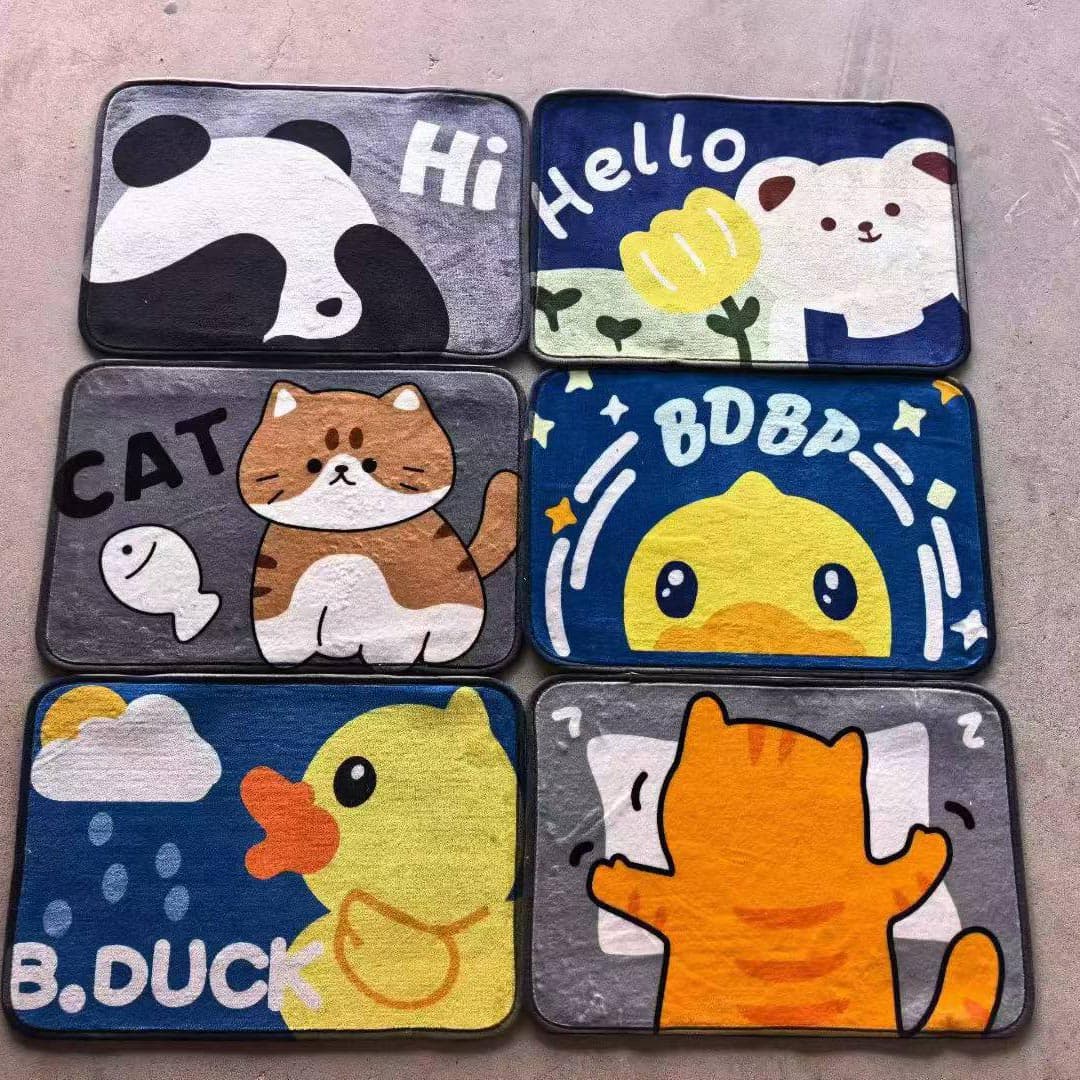 Cartoon floor mat