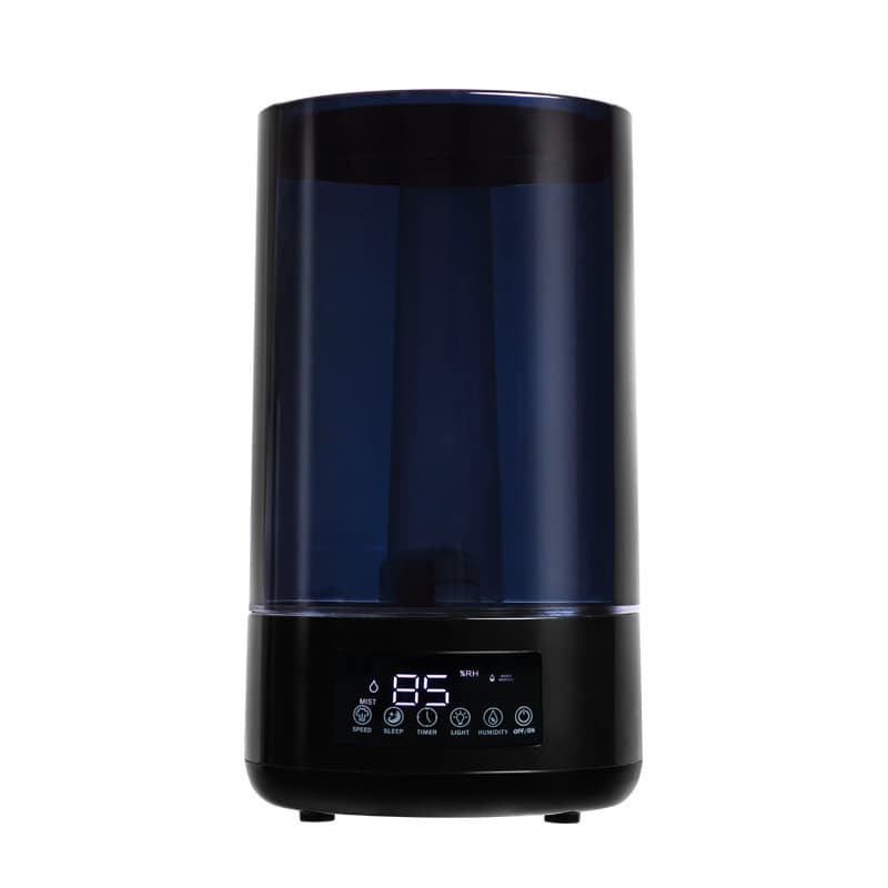 Humidificador negro 4 L con pantalla %HR